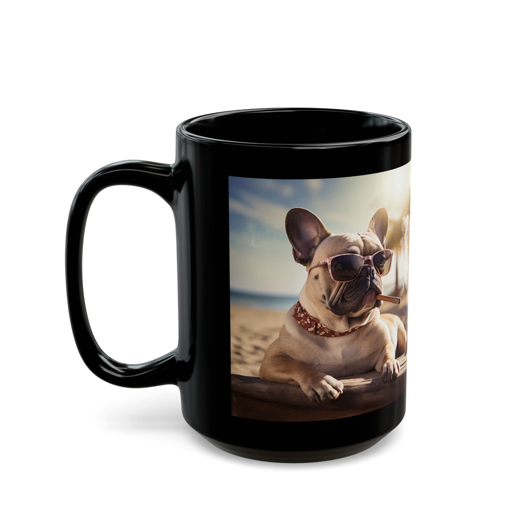 Stogie Dogs Cigar Lounge Mug – French Bulldog Edition