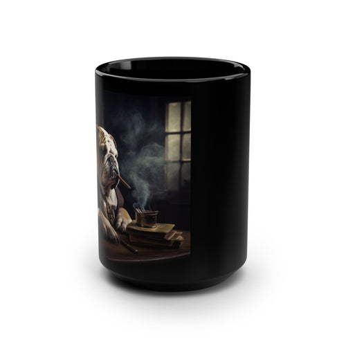 Stogie Dogs Cigar Lounge Mug - Bulldog Edition